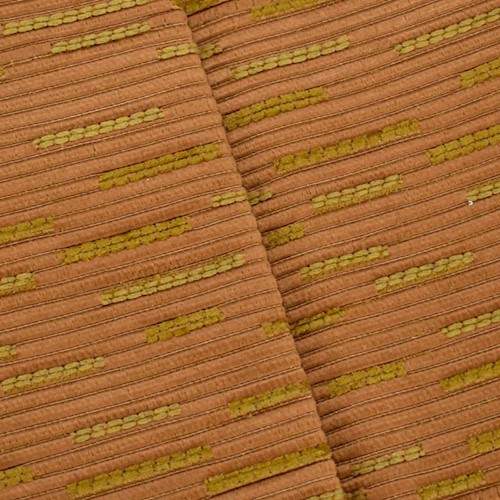 Copper/Beige Stripe/Chenille Home Decorating Fabric DFW60208