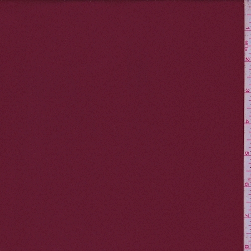 Deep Cranberry Crepe Georgette