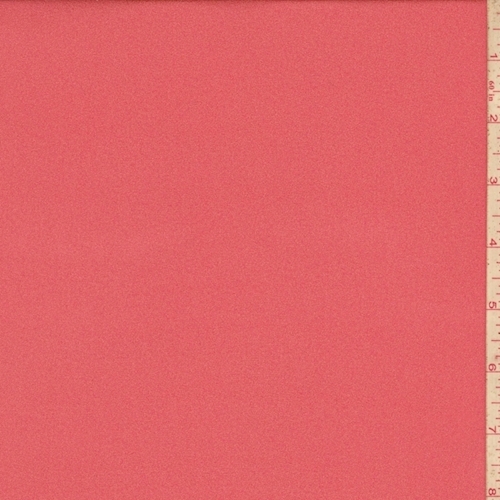 Spiced Coral Silk Georgette Chiffon