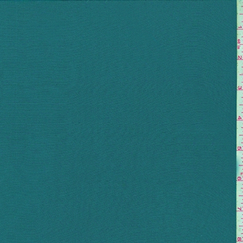 Deep Blue Jade Silk Georgette Chiffon
