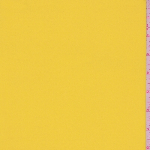 Maize Yellow Silk Crepe Georgette