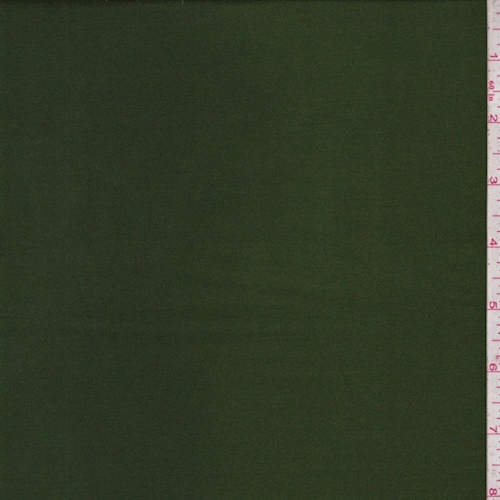 Dark Fern Green Silk Satin Charmeuse