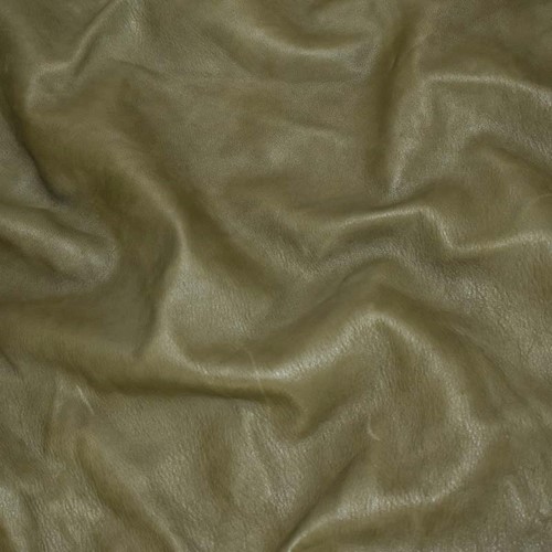Moss Green Lambskin Leather Hide HIDE611