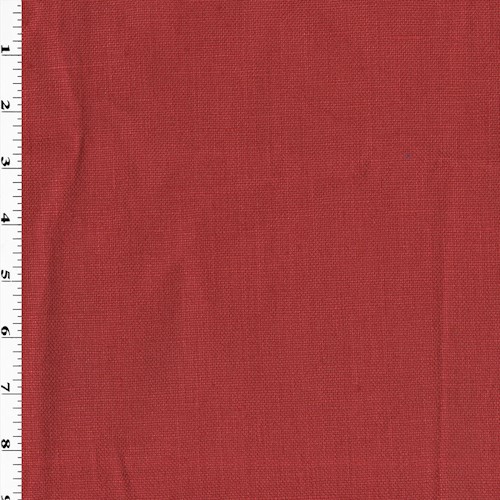 Antique Red Linen Canvas Home Decorating Fabric DFW60179