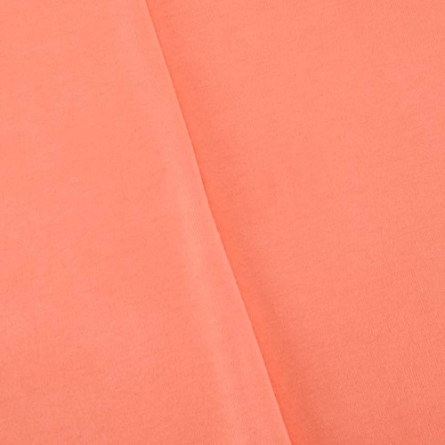 *3 YD PC -- Peachy Orange Cotton Rib Knit DFWAP0002249