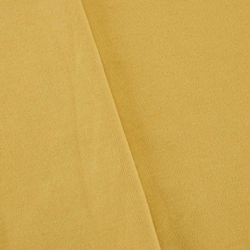 *3 3/4 YD PC -- Antique Yellow Cotton Rib Knit DFWAP0002252