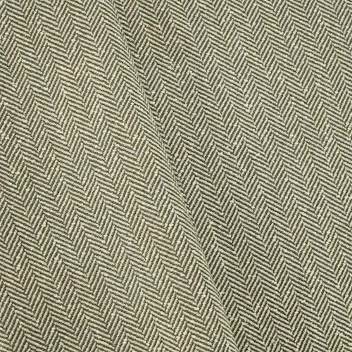 Sage/Ivory Wool Blend Herringbone Home Decorating Fabric DFW60141