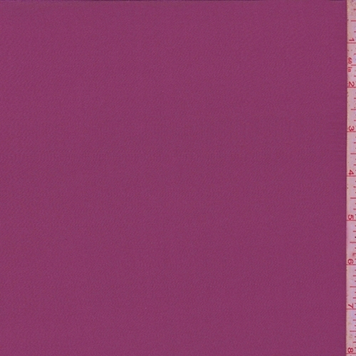 Bright Boysenberry Silk Crepe Georgette