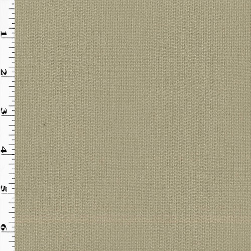 *12 1/4 YD PC -- Light Taupe Beige Slub Canvas Decorating Fabric DFW2068-X