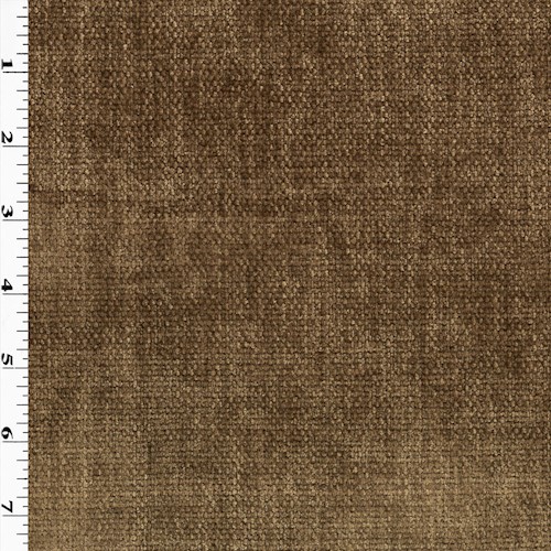 *5 5/8 YD PC -- Brown Textured Chenille Home Decorating Fabric DFW2072-X