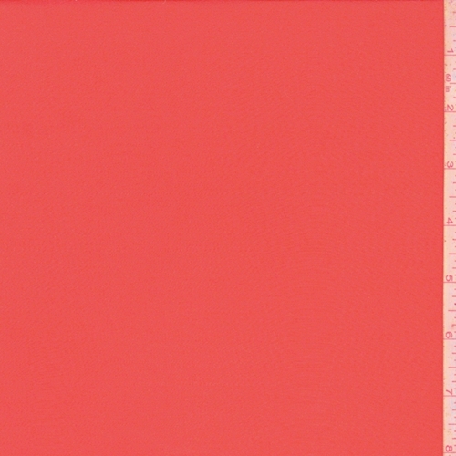 Fire Red Silk Chiffon