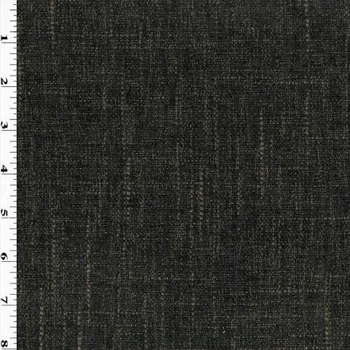 *6 1/4 YD PC -- Deep Ash Gray/Taupe Textured Woven Decorating Fabric DFW2103-X