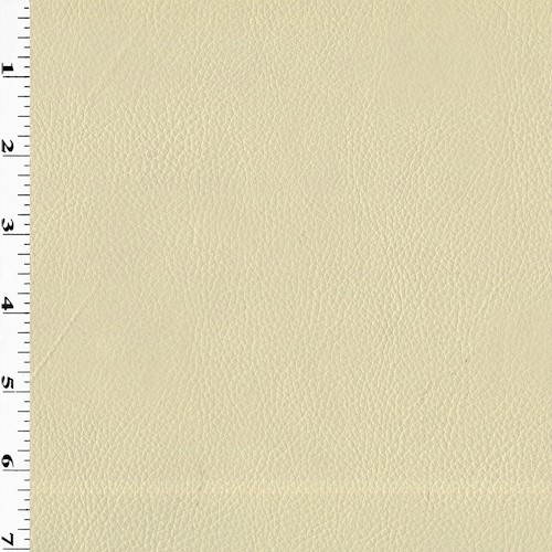 *3 1/4 YD PC -- Mist Ivory Embossed Faux Leather DFW2113-X