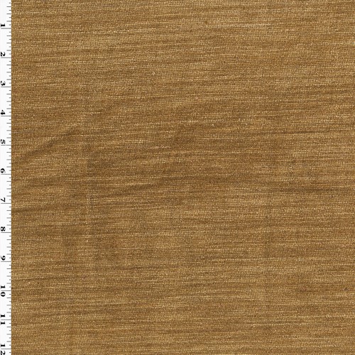 *3 3/4 YD PC -- Faded Brown/Beige Textured Chenille Decorating Fabric DFW2115-X