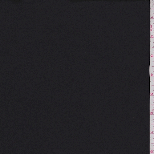 Black Silk Satin Charmeuse