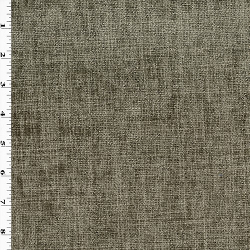 Brown/Faded Beige Textured Chenille Home Decorating Fabric DFW60336