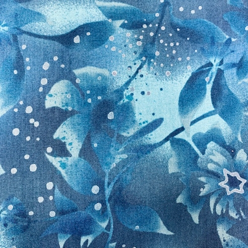 *3 YD PC--Blue Twinkling Stars "Boundless" Cotton