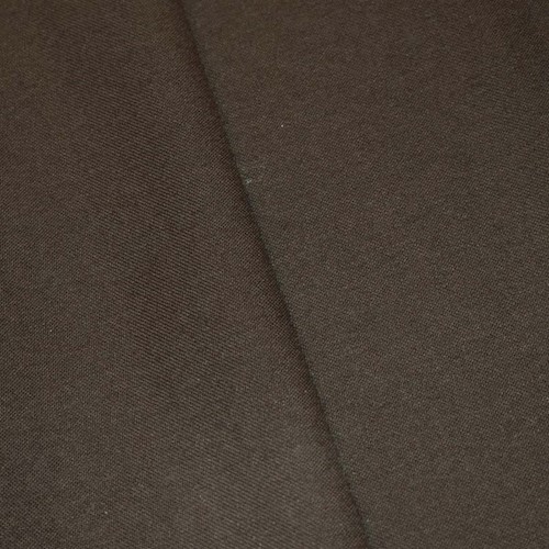 Carob Brown Wool Blend Sateen-like Woven Decorating Fabric DFW60383