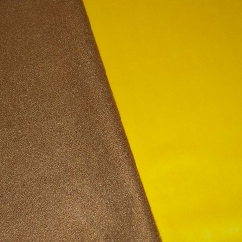 Sunkissed Yellow/Brown Bonded Fleece Home Decorating Fabric DFW60384