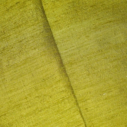 Grass Green Textured Silk Slubbed Woven Home Decorating Fabric DFW60406