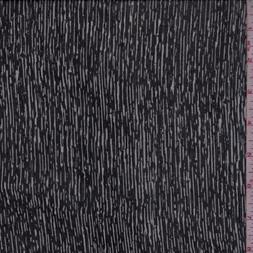 Dark Navy/White Woodgrain Silk Crinkle Chiffon