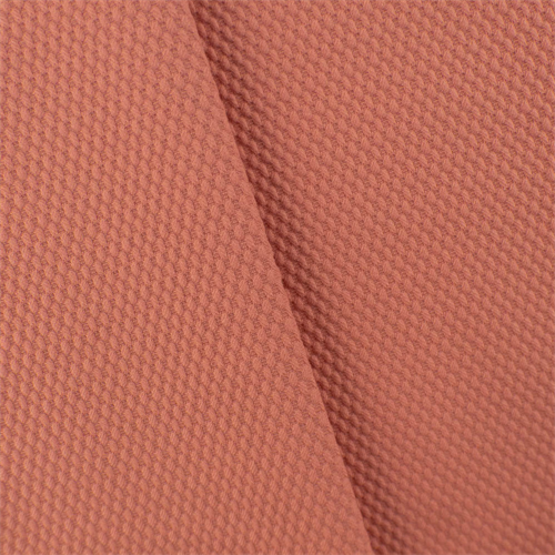 *3 1/4 YD PC--Coral Pink Wool Cloque Jacketing