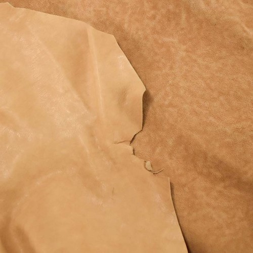 Creamy Beige Leather Hide HIDE627