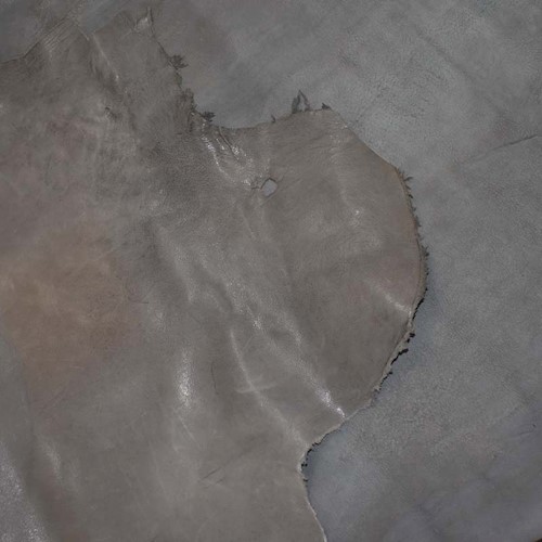 Amethyst Gray Leather Hide HIDE632