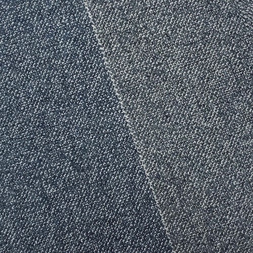 *3 YD PC--Soft Blue/Gray Single Border Soft Brushed Wool Blend Jacketing DFWAP0002329