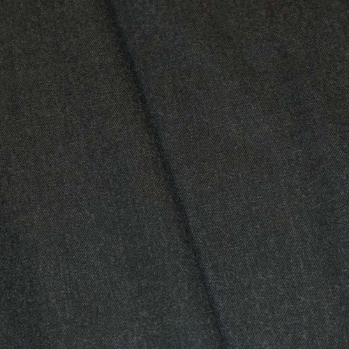 Deepest Gray Wool Blend Twill Suiting APS00252