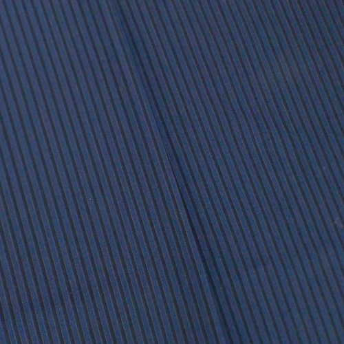 Navy/Ink Blue Striped Stretch Shirting