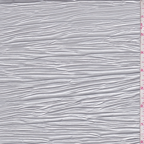 Sterling Crinkled Satin Charmeuse