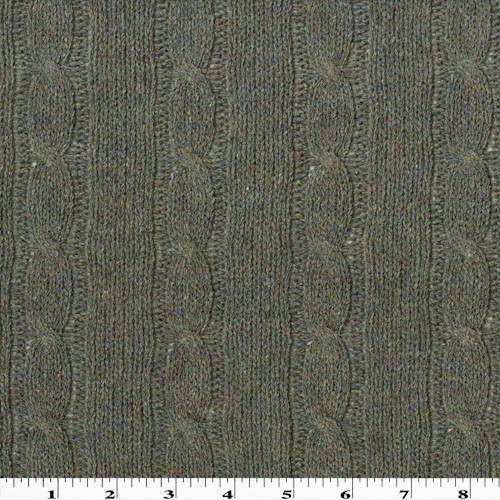 Gray/Multi Wool Blend Cable Knit APS00301
