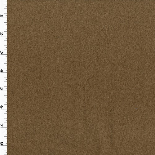 Soft Brown Brushed Wool Blend Dobby Jacketing APS00320