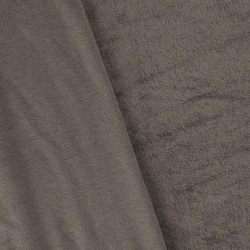 Dusty Brown Soft French Terry Knit DFW11406
