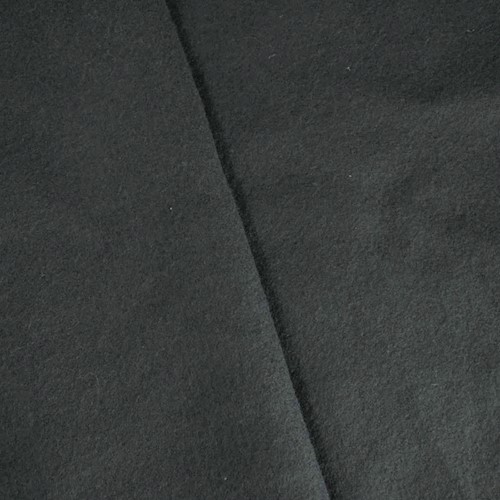 Deep Ash Gray Boiled Wool Blend Coating DFW11409