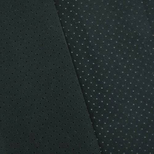 *2 1/2 YD PC--Black Faux Suede Mesh