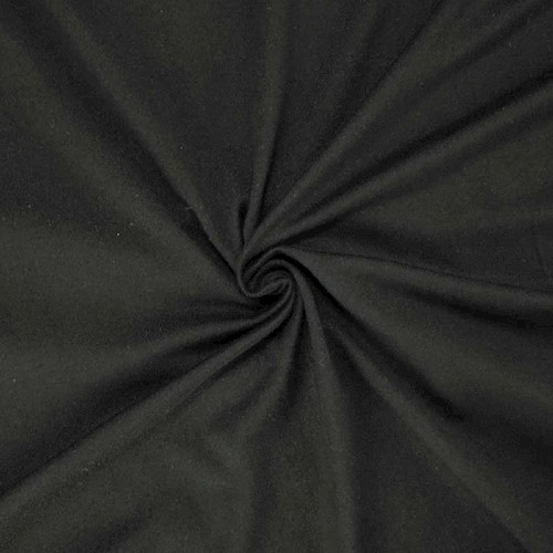 Matte Black Double Brushed ITY Jersey Knit APS00869