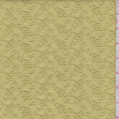 Light Avocado Mini Floral Cluster Eyelet