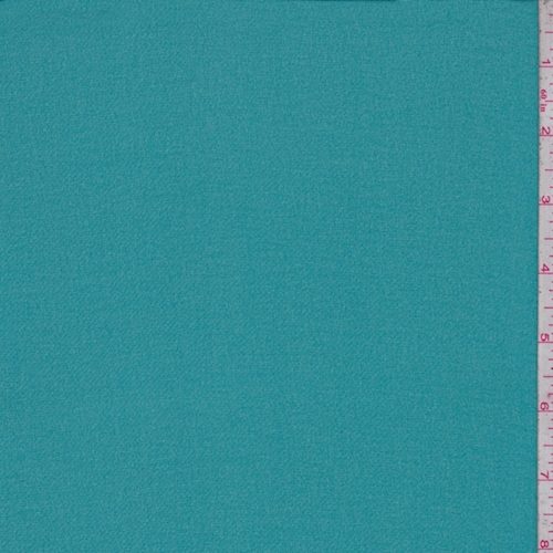 Deep Blue Jade Crepe Georgette