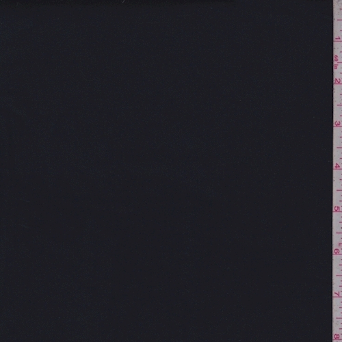 Slate Black Linen Blend Twill