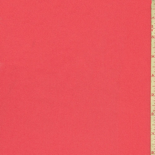 Hibiscus Pink Cotton Stretch Twill