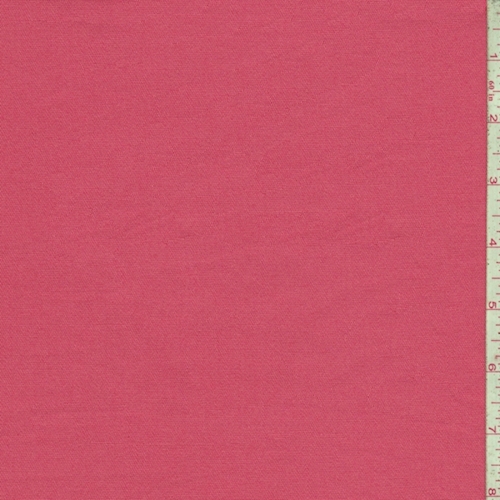 Salmon Pink Cotton Stretch Twill