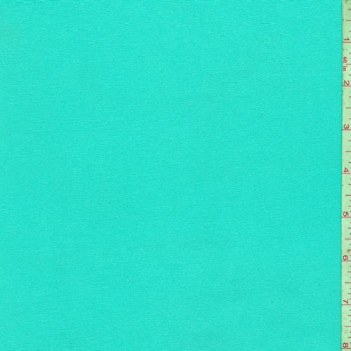 Turquoise Cotton Stretch Twill