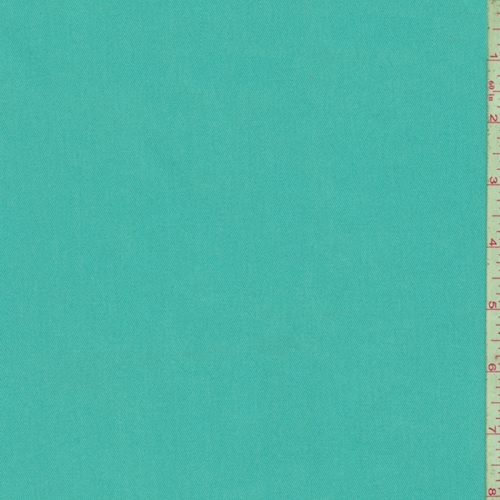 Dusty Turquoise Cotton Stretch Twill
