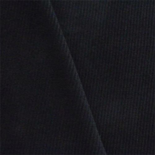 *1 YD PC--Black Wool Blend Brushed Twill Jacketing