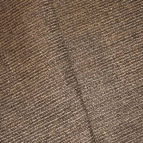 *1 YD PC--Brown/Taupe/Beige Stripe Textured Slub Woven Decor Fabric