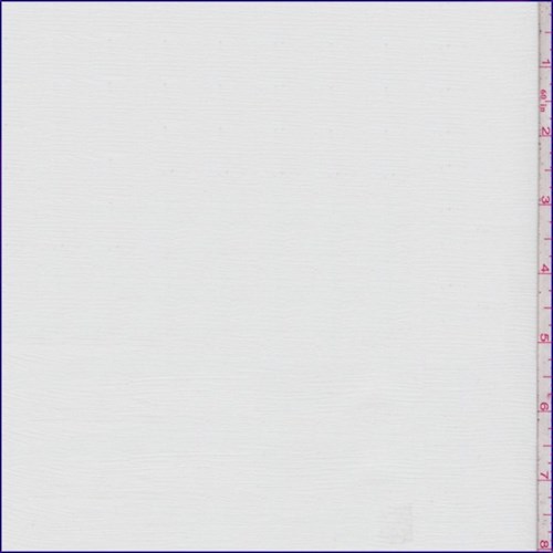 *3 YD PC--White Silk Crinkle Chiffon