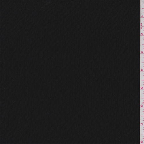 *1 YD PC--Black Crinkled Gauze Knit