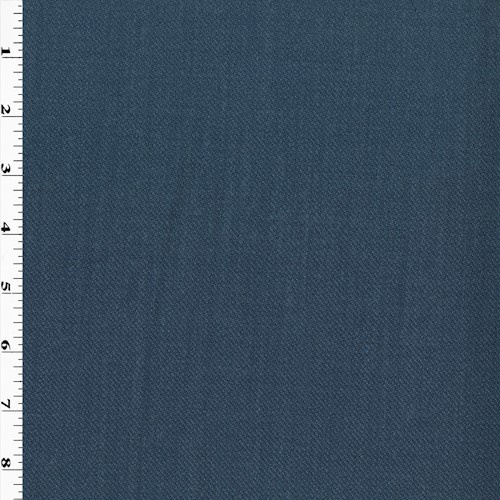 Vintage Blue Textured Wool Blend Dobby Suiting APS00236